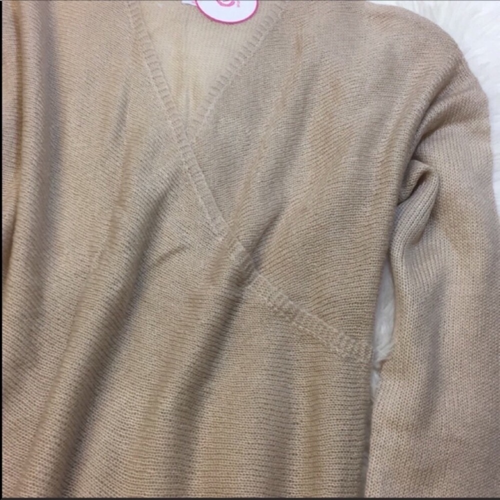 Oatmeal Draped Sweater - Picture 5 of 5